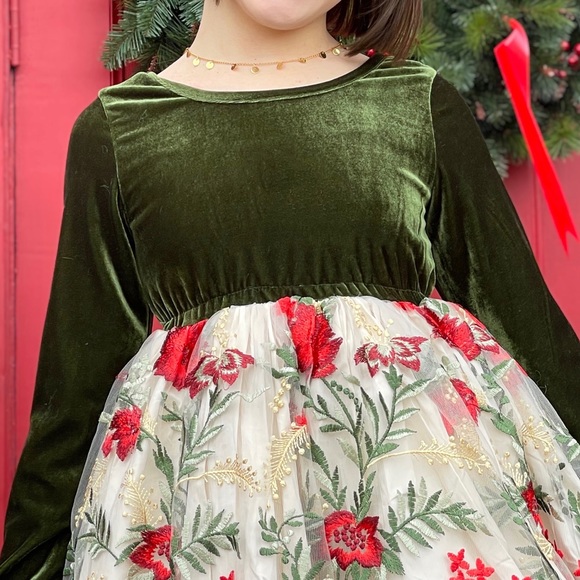 Mini Boho Noel dress & matching bloomer shorts size 10 - Picture 2 of 5